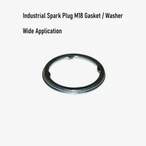  Industrial Spark Plug Steel Washer Washers 18mm M18 Spark Plug Gasket Circle Universal for Gas Generator Candle