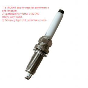High Quality Sinotruk Yuchai Spark Plug JAN100-3705002 ILKFR7C4D Gas Engine Spare Part